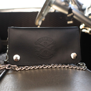 Billetera cuero negro Deja Vu 2.0