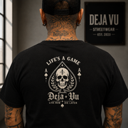 Polera manga corta Life's a game