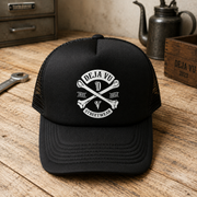 Gorra Trucker Esponja Negro Logo