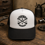 Gorra Trucker Esponja Blanco Logo
