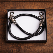Cadena de Cuero para Billetera Calavera