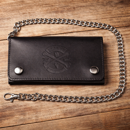 Billetera cuero negro Deja Vu 2.0