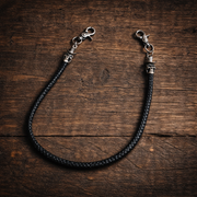 Cadena de Cuero para Billetera Calavera