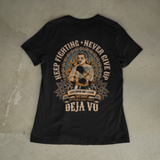 Polera Never Give Up -Mujer