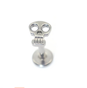 Aro Calavera Silver Small