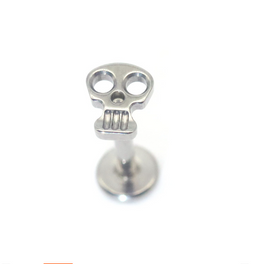 Aro Calavera Silver Small