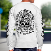 Polera Manga Larga Death is Certain