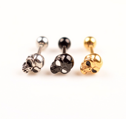 Aro Piercing Calavera